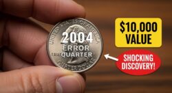 Shocking Discovery: 2004 Error Quarter Found in Loose Change Now Valued at Over $10,000