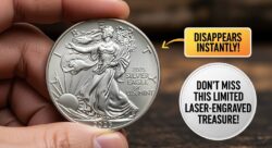 2025 Silver Eagle by U.S. Mint Disappears Instantly – Don’t Miss This Limited Laser‑Engraved Treasure!