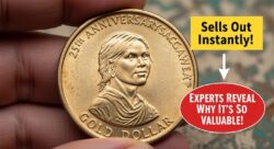 Rare 25th Anniversary Sacagawea Gold Dollar Sells Out Instantly — Experts Reveal Why It’s So Valuable!